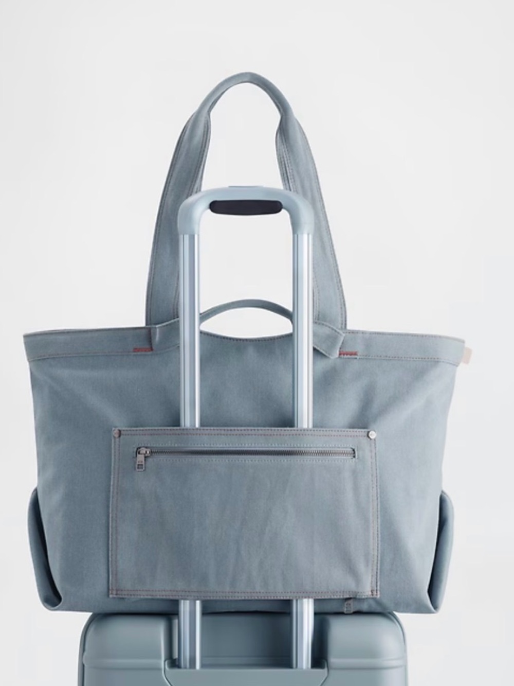 GAP x BEIS DENIM CANVAS CARRY ON TOTE